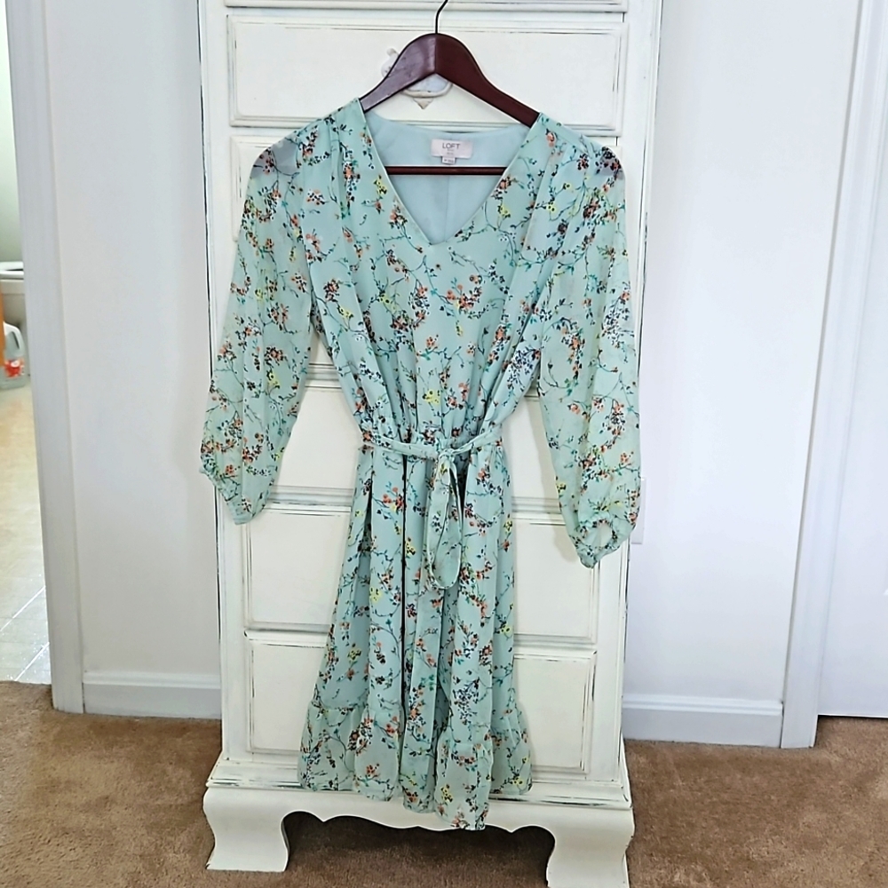 Loft floral dress.